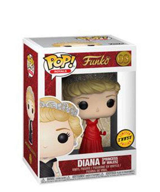 Funko Pop Royals " Diana, Princess of Wales (Red Dress) Chase "