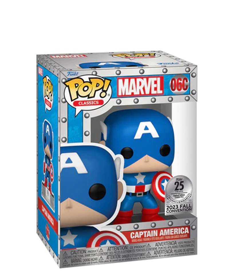 Funko Pop Marvel "Captain America Funko 25th Anniversary"