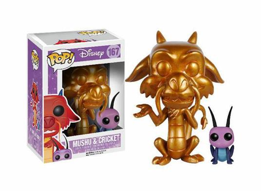 Funko Pop Disney  " Mushu & Cricket (Metallic) "