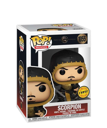 Funko Pop Games - Mortal Kombat " Scorpion (Unmasked) Chase "