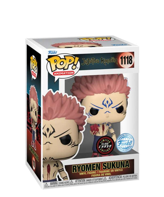 Funko Pop Anime - Jujutsu Kaisen " Ryomen Sukuna with Heart (Glow in the Dark) (Chase) "