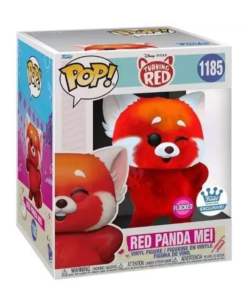 Funko Pop Disney " Red Panda Mei (Flocked) " 6-inch