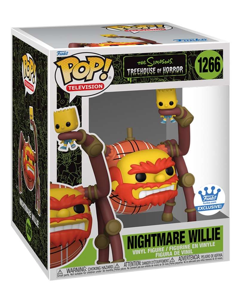 Funko Pop The Simpsons " Nightmare Willie " 6-inch