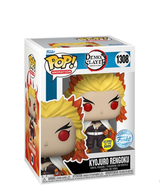 Funko Pop Anime - Demon Slayer " Kyojuro Rengoku (Glow in the Dark) "