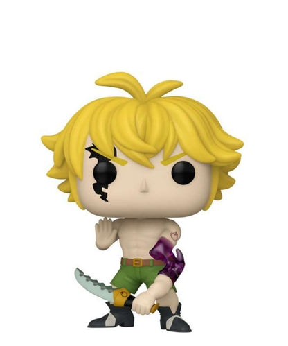 Funko Pop Anime -  The Seven Deadly Sins " Meliodas ( Chase ) GITD "