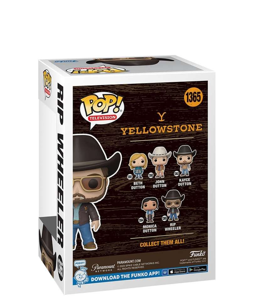 Funko Pop Serie Yellowstone " Rip Wheeler " DEMAGED BOX