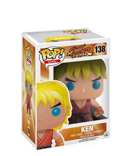 Funko Pop - Street Fighter " Ken " DAMAGED BOX