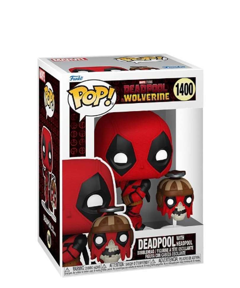 Funko Pop Marvel - Deadpool and Wolverine " Deadpool with Headpool "