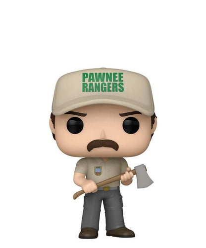 Funko Pop Series "Ron Swanson Pawnee Rangers"