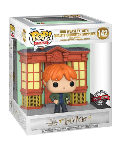 Funko Pop Harry Potter " Ron Weasley with Quality Quidditch Supplies " 6-inch