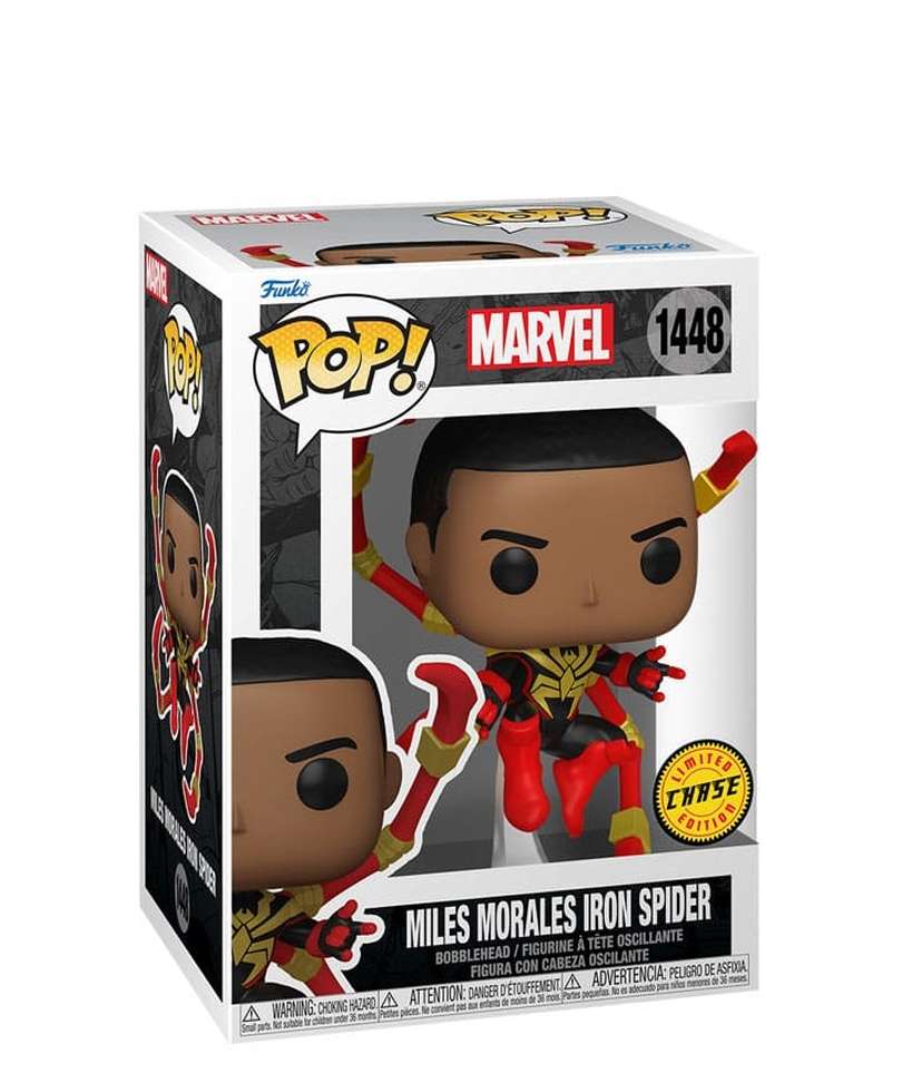 Funko Pop Marvel " Miles Morales Iron Spider (Chase) "