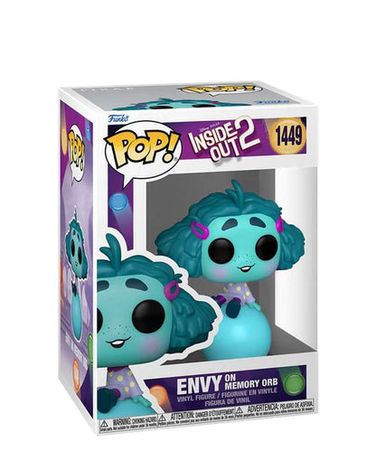 Funko Pop Disney  " Envy On Memory Orb - Invidia "