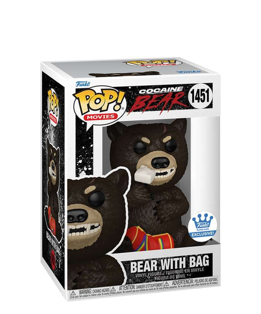 Funko Pop Film " Cocaine Bear With Bag "