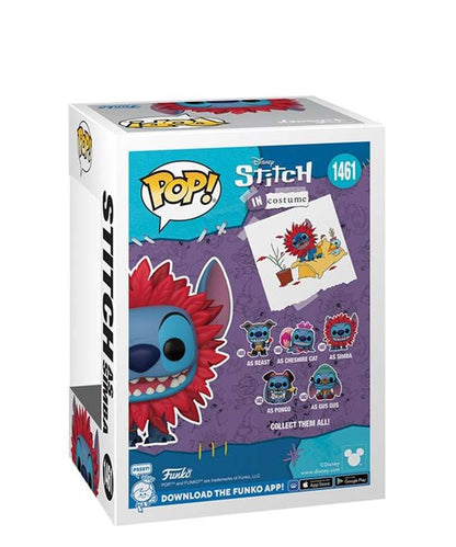 Funko Pop Disney - Stitch In Costume " Stitch as Simba "