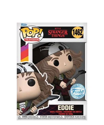 Funko Pop Film - Stranger Things " Finale Eddie (With Guitar) (Metallic) "