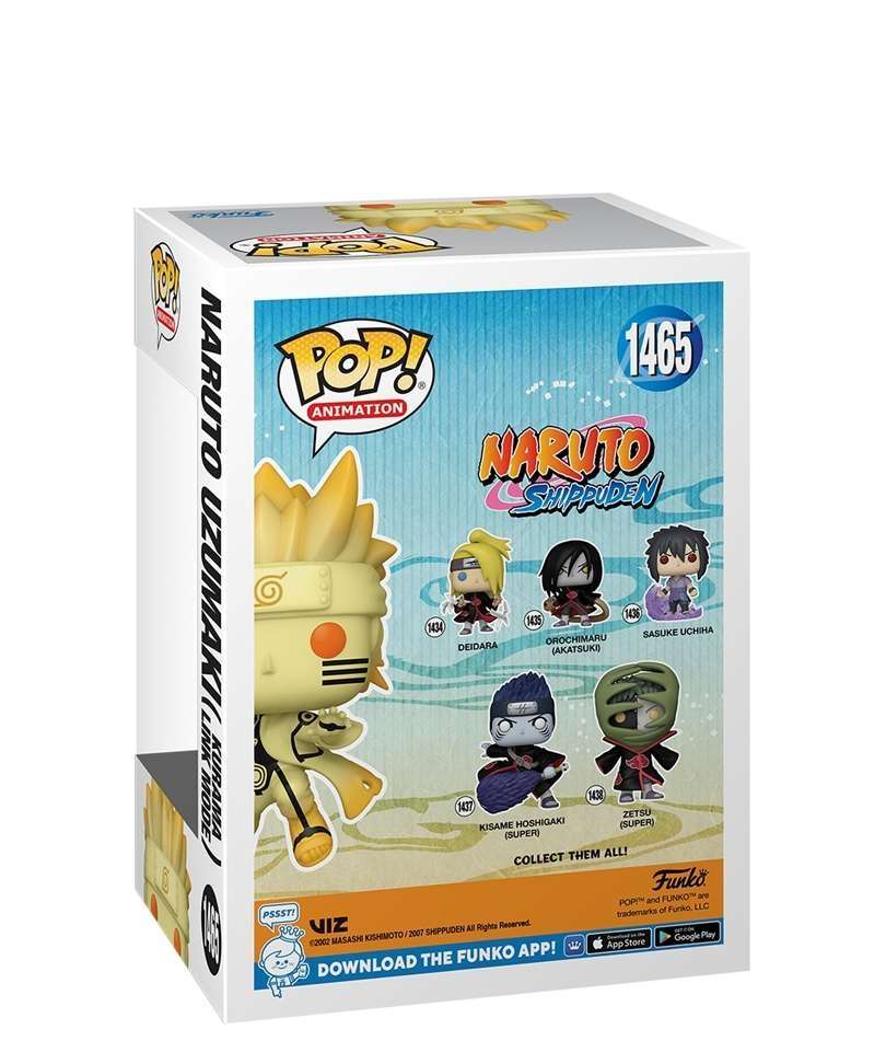 Funko Pop Anime - Naruto " Naruto Uzumaki (Kurama Link Mode) (Glow in the Dark) (Chase) "