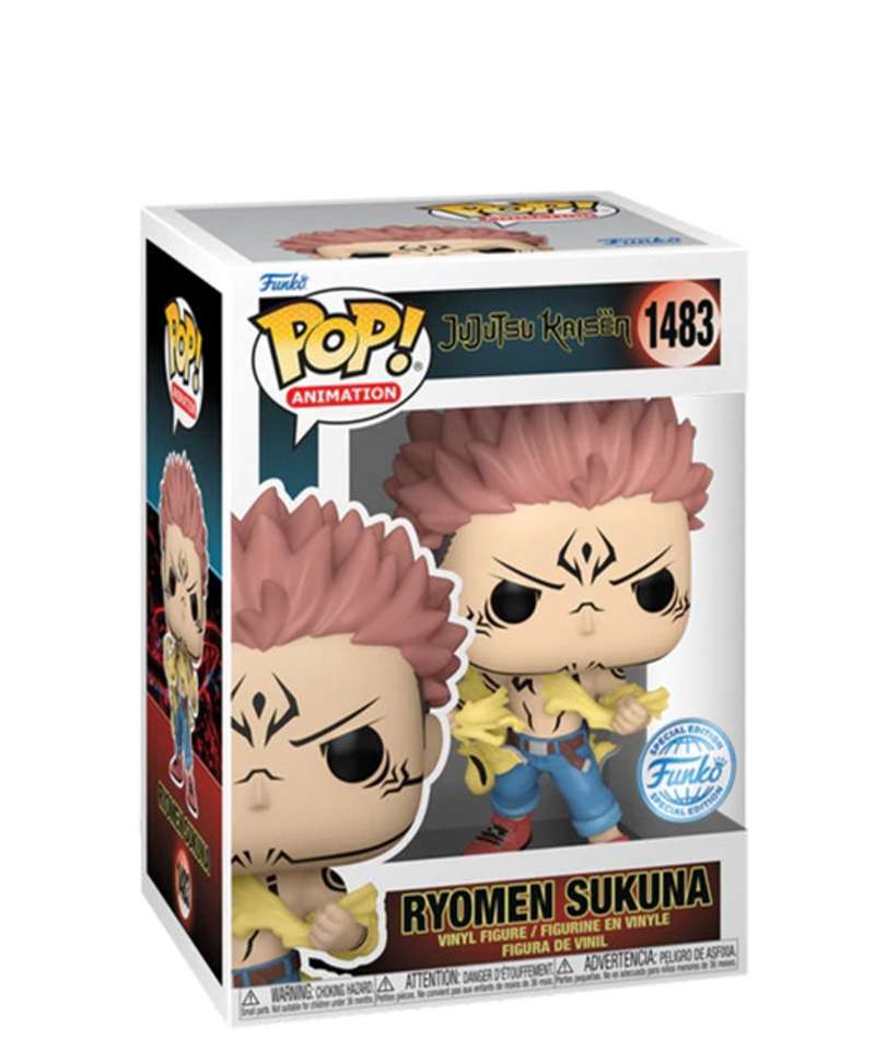 Funko Pop Anime - Jujutsu Kaisen " Sukuna Tearing Shirt "