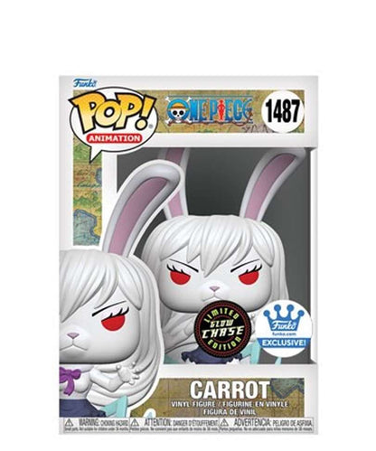 Funko Pop Fumetti One Piece " Carrot (Sulong) GITD Chase" DAMAGED BOX