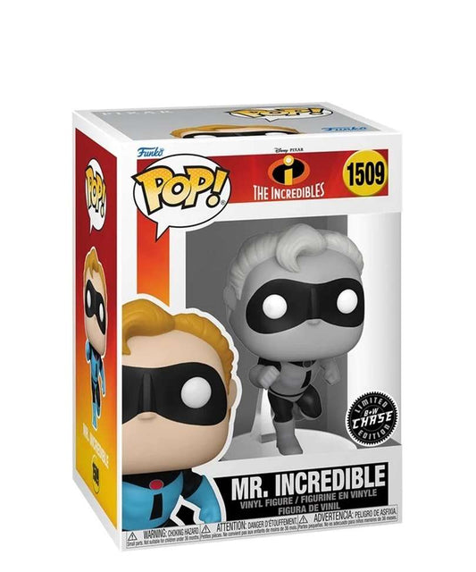 Funko Pop Disney - The Incredibles " Mr. Incredible (Black & White) Chase "