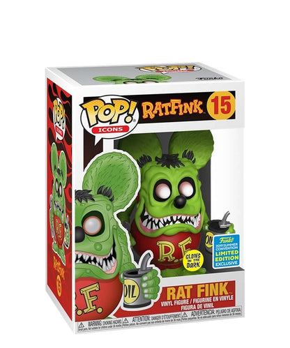 Funko Pop Ad Icon " Rat Fink (Glow in the Dark) [SDCC 2019]  "