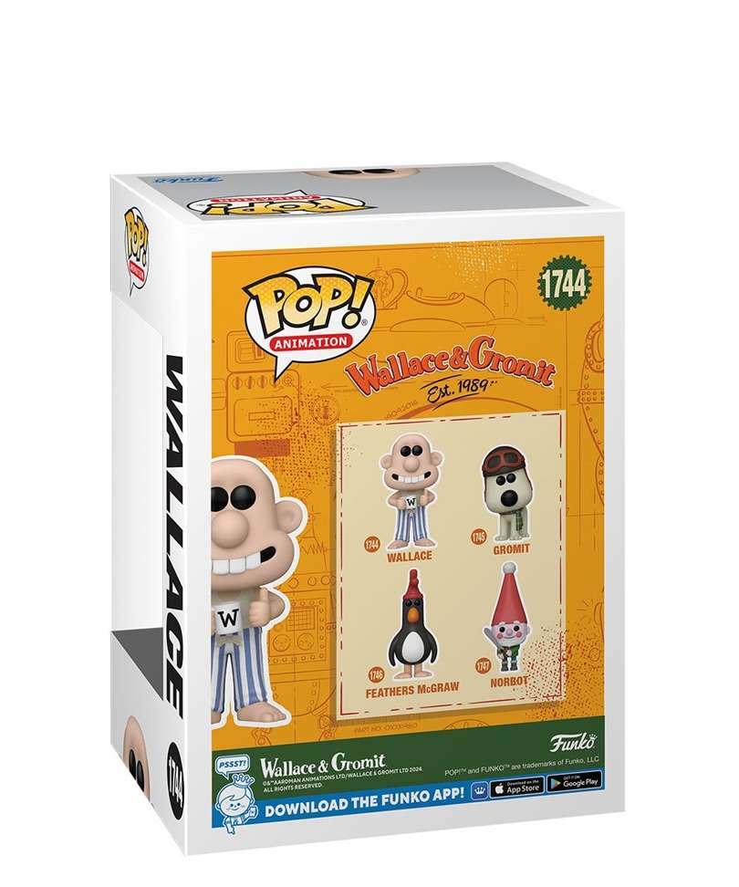 Funko Pop Anime - Wallace & Gromit " Wallace "