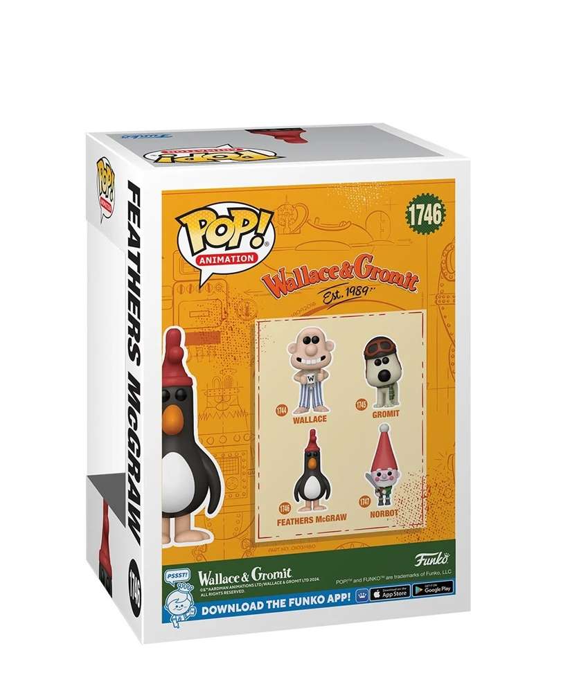 Funko Pop Anime - Wallace & Gromit " Feathers McGraw "