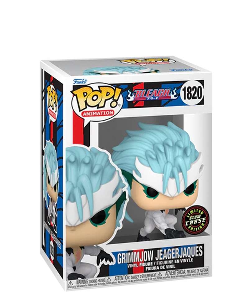 Funko Pop Anime - Bleach " Grimmjow Jeagerjaques Chase GITD  "