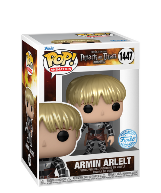 Funko Pop Anime " Armin Arlelt (Metallic)"