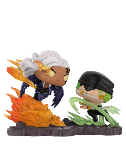 Funko Pop Moment Fumetti One Piece " Roronoa Zoro Vs. King "