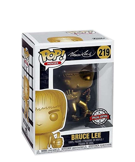 Funko Pop Icons " Bruce Lee (Game Of Death) (Gold) "