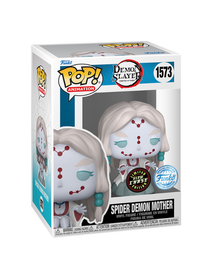 Funko Pop Anime - Demon Slayer " Spider Demon Mother ( Chase ) GITD "