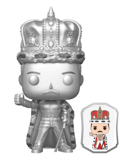 Funko Pop Music " Freddie Mercury Platinum Pin "