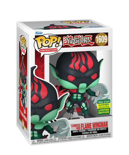 Funko Pop Anime - Yu-Gi-Oh " Elemental Hero Flame Wingman (SDCC 2024 Exclusive) "