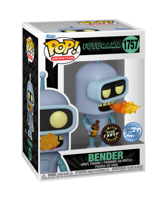 Funko Pop Anime - Futurama " Bender Chase GITD "