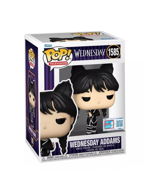 Funko Pop Serie - Wednesday " Wednesday Addams (Cat Costume) (NYCC 2024 Exclusive) "