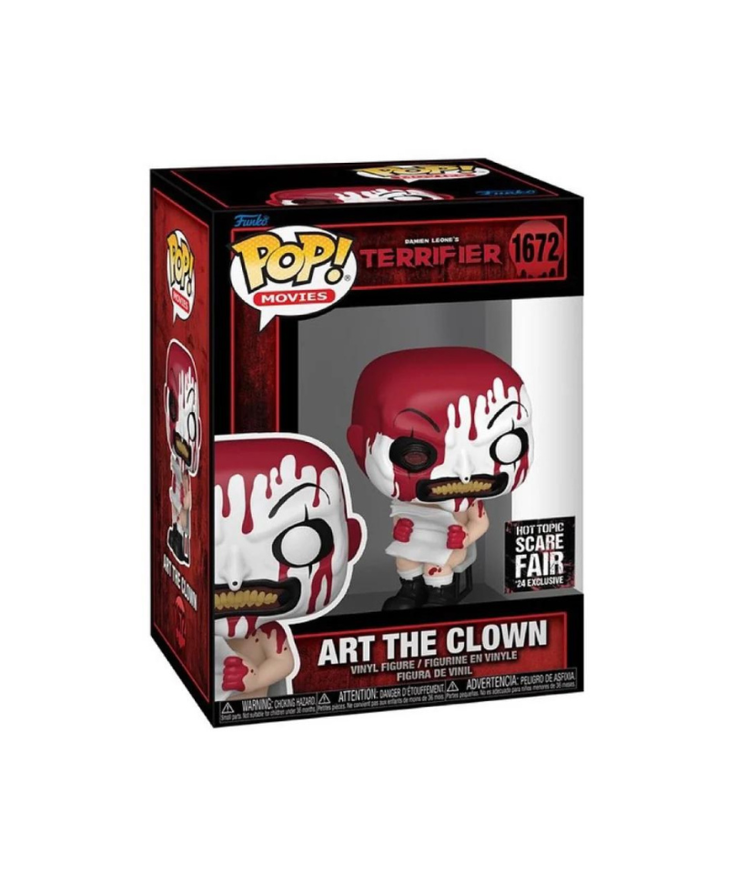 Funko Pop Film - Terrifier " Art the Clown (Bloody) " Hot Topic - Scare Fair 2024