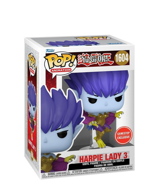 Funko Pop Anime - Yu-Gi-Oh " Harpie Lady 3 " Game Stop Exclusive