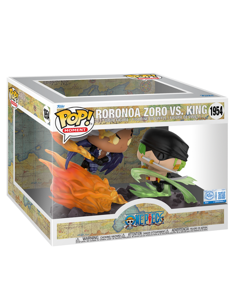 Funko Pop Moment Fumetti One Piece " Roronoa Zoro Vs. King "