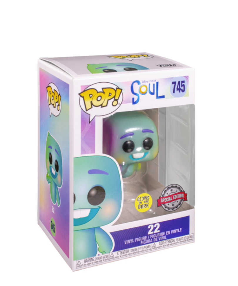 Funko Pop Disney " Soul 22 Glow In The Dark  "