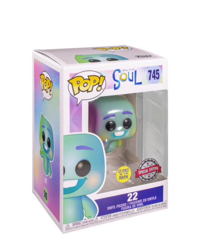 Funko Pop Disney " Soul 22 Glow In The Dark  "