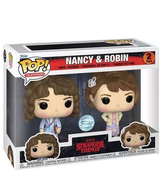 Funko Pop Series Stranger Things "Nancy and Robin (Victor Creel Visit) 2-Pack"