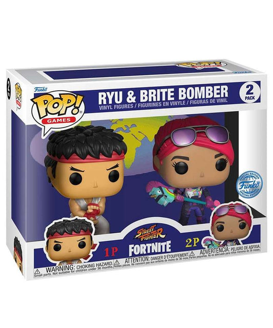 Funko Pop - Street Fighter " Ryu & Brite Bomber (2 Pack) "