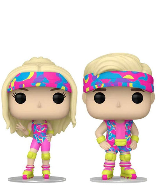 Funko Pop Film - Barbie " Skating Barbie & Skating Ken (Blacklight) (2-Pack) "