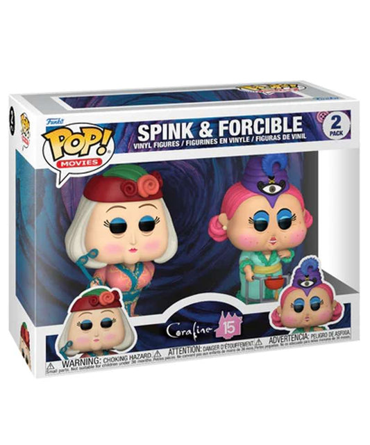 Funko Pop Film - Coraline Movie  " Spink & Forcible (2-Pack) "