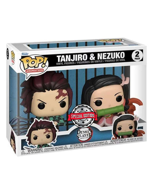 Funko Pop Demon Slayer " Tanjiro & Nezuko (2-Pack) "