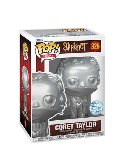 Funko Pop Music " Corey Taylor (Platinum) " DAMAGED BOX