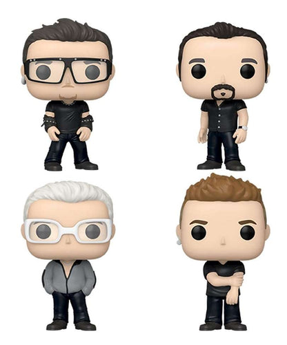 Funko Pop Music Album " Bono / The Edge / Larry Mullen Jr. / Adam Clayton " U2