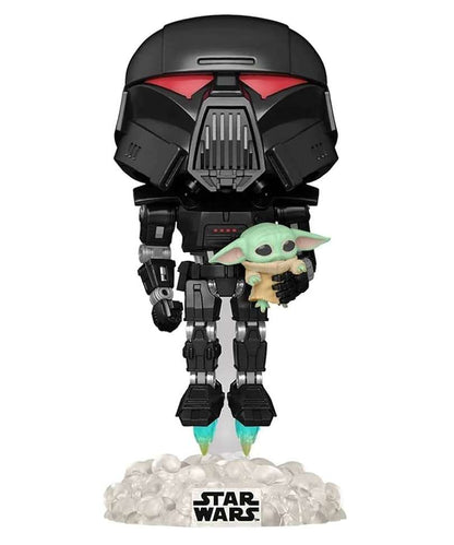 Funko Pop Star Wars " Dark Trooper With Grogu (Glow in the Dark) "