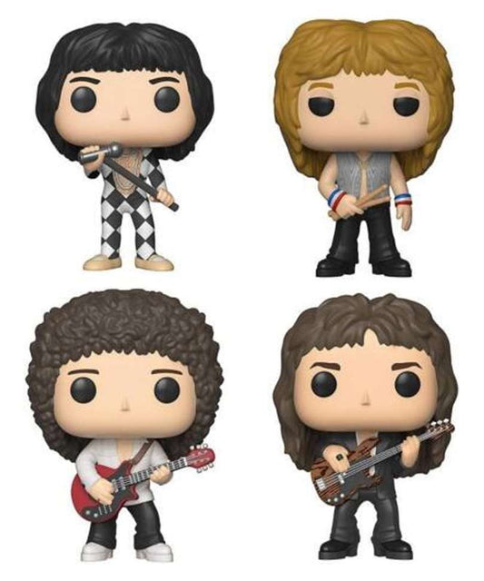 Funko Pop Music " Freddie Mercury / Brian May / Roger Taylor / John Deacon (4-Pack) "