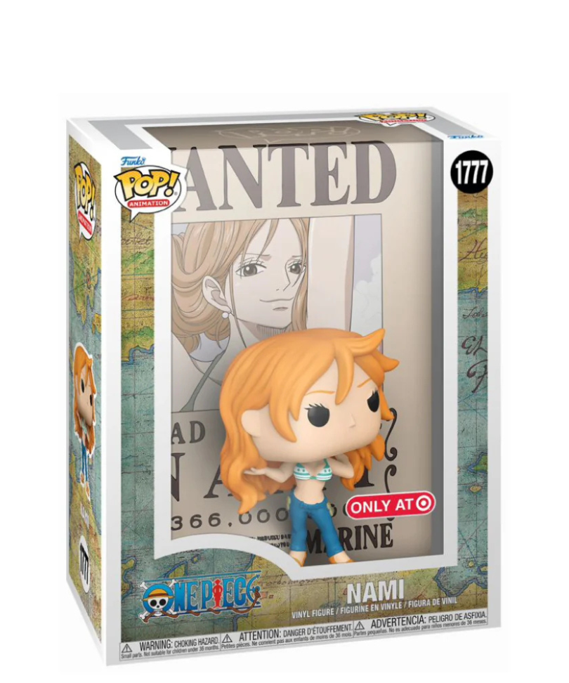 Funko Pop Fumetti One Piece " Nami " Wanted Poster Target Exclusive